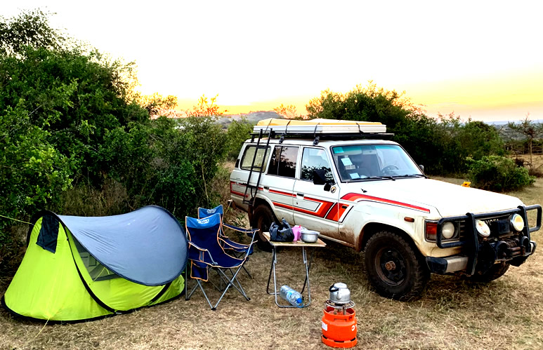self drive camping east africa